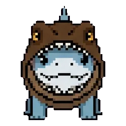 Tiburón Dinosaurio sprite