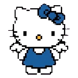 Hello kitty blue sprite