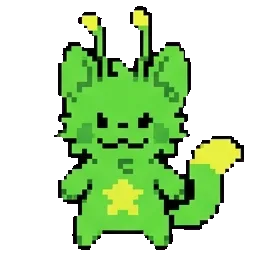 Alien Kitty sprite