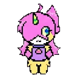 kitticorn of rainbows sprite