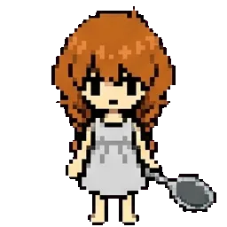 Spoon girl sprite