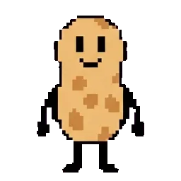 Peanut With Arms And Legs And Face sprite