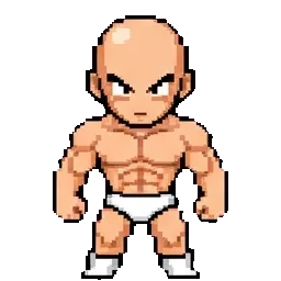 Naked Goku sprite