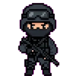 Swat Officer. Hudson sprite