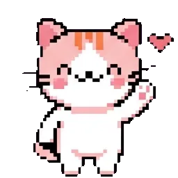 Cute lovely cat sprite