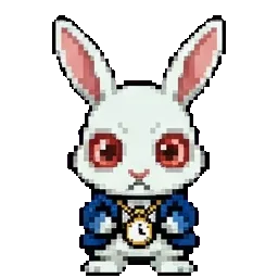 White time rabbit sprite
