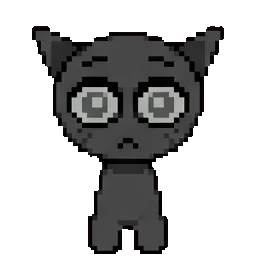 Gray The Scared Cat sprite