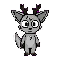 Deer Jr The Deer Light Gray sprite