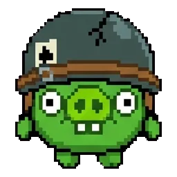 Corporal Pig (New Design) sprite