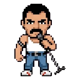 Freddie Mercury sprite