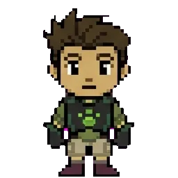 Power Suit Chris sprite