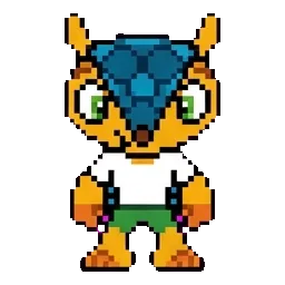 Fuleco The  3 Banded Armadillo sprite