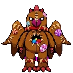 Evil Chicken Gingerbread sprite