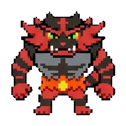 Incineroar sprite