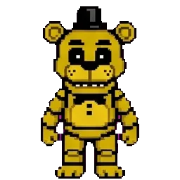 Golden Freddy sprite