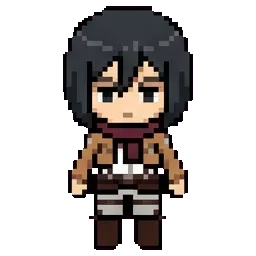 Mikasa Ackerman sprite