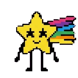 Rainbow Star sprite