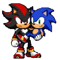 Shadow Carrying Sonic sprite