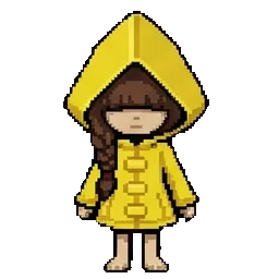 Raincoat girl sprite