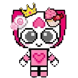 Pinky Luau sprite