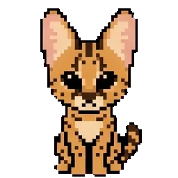 Sogger the Serval Kitten sprite