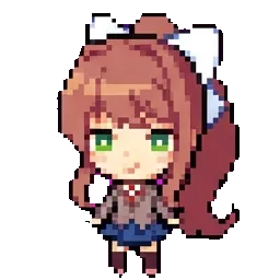 monika sprite