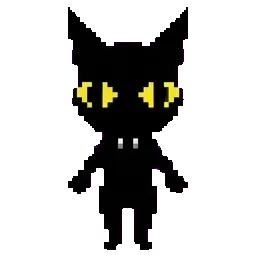 black cat sprite