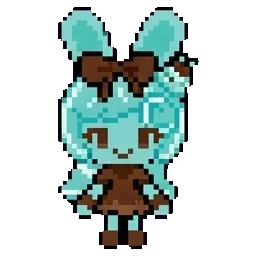 Mint twirl sprite