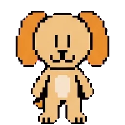 Crazy puppy sprite