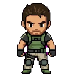 Chris Redfield sprite