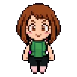 Ochako uraraka sprite