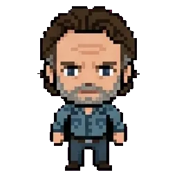 Rick grimes sprite