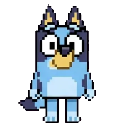 Bluey sprite