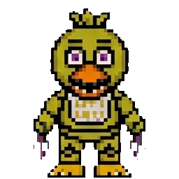 Withered Chica sprite