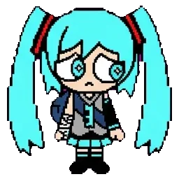 Hatsune Miku (Zombie Apocalypse AU Version) sprite