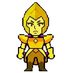 Greedy yellow diamond sprite