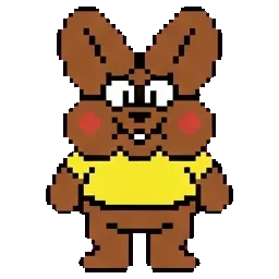 Peanut the bunny sprite
