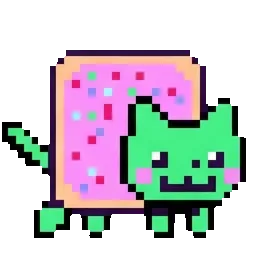 Alien Nyan Cat sprite