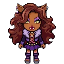 Clowdeen wolf sprite
