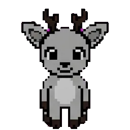 Deer Jr The Deer Light Gray sprite
