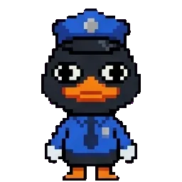 Officer Duck Man sprite