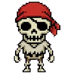 Pirate Skeleton sprite