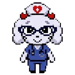 Fluffy nurse sprite