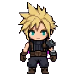 Cloud Strife sprite
