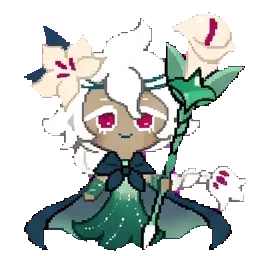 White Lily cookie sprite