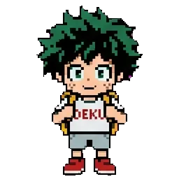Izuku midoriya sprite