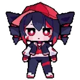 Kasane Teto (Yararara) sprite