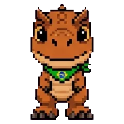 T-rex Brazil sprite