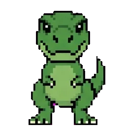 Bull t-rex sprite