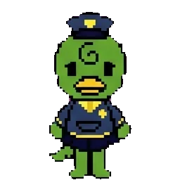 Green duck sprite